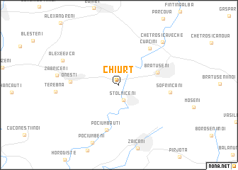 map of Chiurt