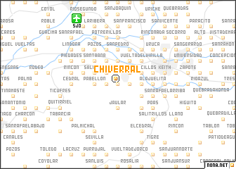 map of Chiverral