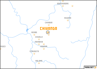 map of Chiwanda