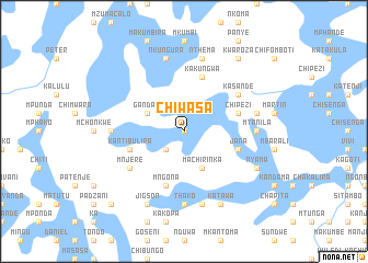 map of Chiwasa