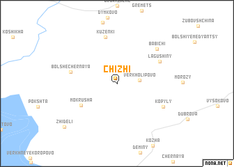 map of Chizhi