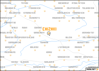 map of Chizhki