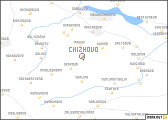 map of Chizhovo