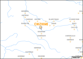 map of Chizikwe