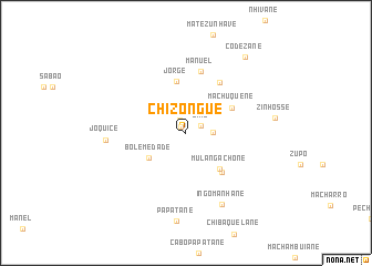 map of Chizongue