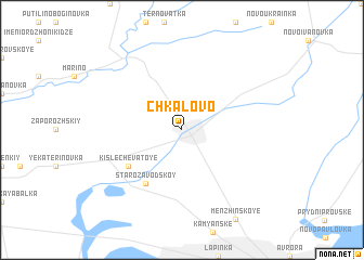 map of Chkalovo