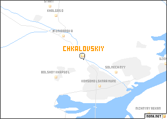 map of Chkalovskiy