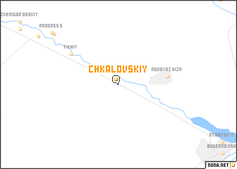 map of Chkalovskiy