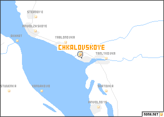 map of Chkalovskoye
