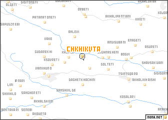 map of Chʼkhikvtʼa