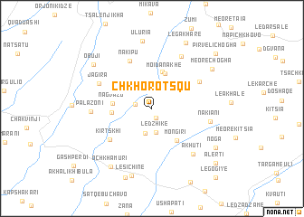 map of Chʼkhorotsqu