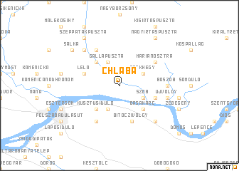 map of Chlʼaba