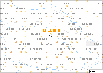 map of Chlebna