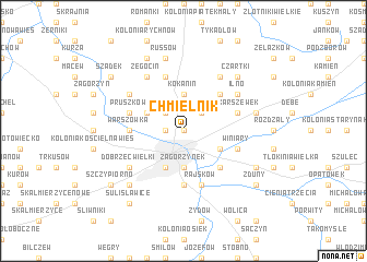 map of Chmielnik