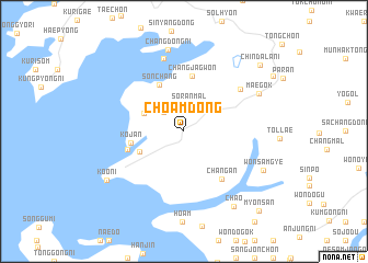 map of Choam-dong