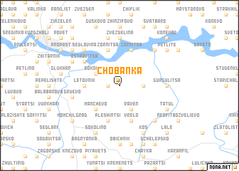 map of Chobanka