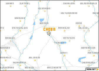 map of Choba