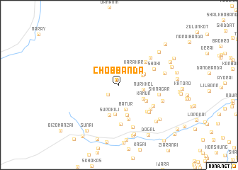 map of Chob Bānda