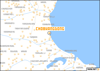 map of Chŏbwang-dong