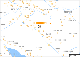 map of Chocahuaylla