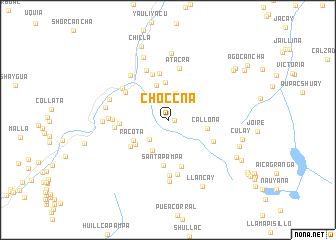 map of Choccna