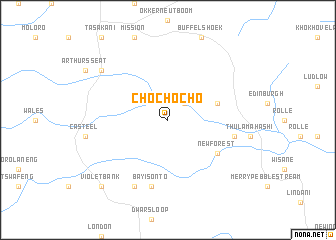 map of Chochocho