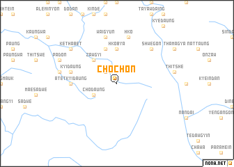 map of Chochôn