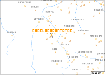 map of Choclocorantayoc