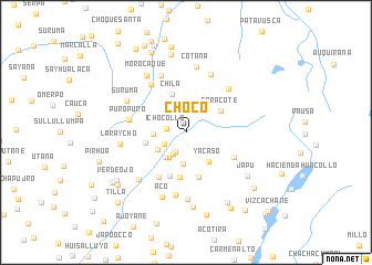 map of Choco