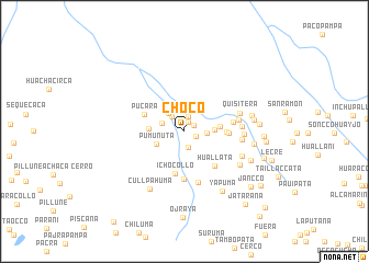 map of Choco