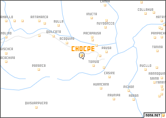 map of Chocpe