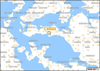 map of Chŏdu