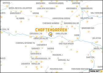 map of Chofteh Darreh