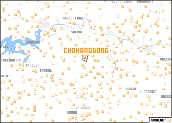 map of Chŏhang-dong