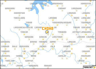 map of Chợ Hạ