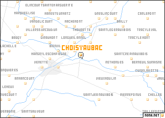 map of Choisy-au-Bac