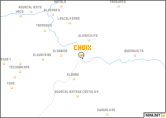 map of Choix