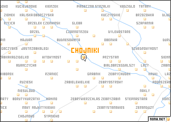 map of Chojniki