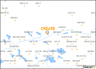 map of Chojno