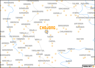 map of Chojŏng