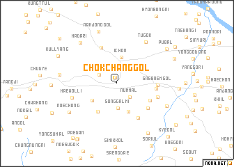 map of Chokchang-gol