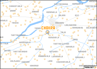 map of Chokra