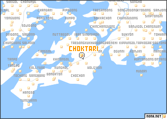 map of Chŏktari