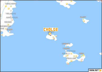 map of Chŏlge