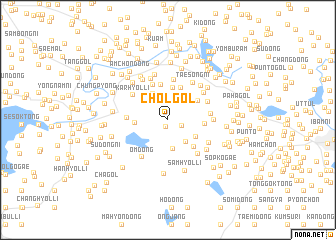 map of Chŏl-gol