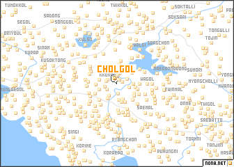 map of Chŏl-gol