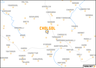 map of Chŏl-gol