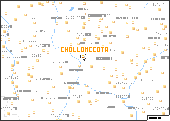 map of Chollomccota