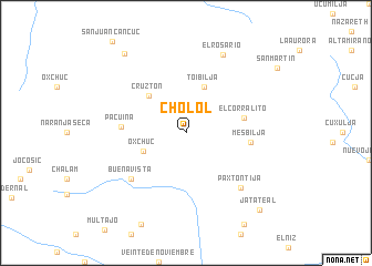 map of Cholol