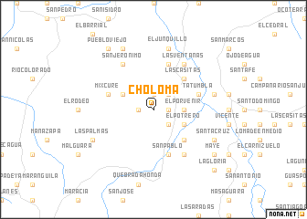 map of Choloma